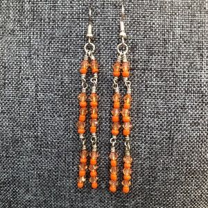 Orange Earrings